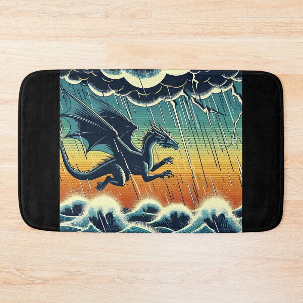 Item preview, Dragon and Storm Pop Art Style designed and sold by artofuniverse.