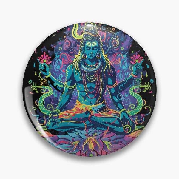 Item preview, LORD SHIVA MEDITATING - BLESSINGS - PSYCHEDELIC designed and sold by PSYNOVA.