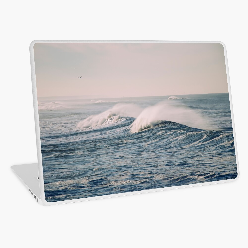 stormy waters Laptop Skin