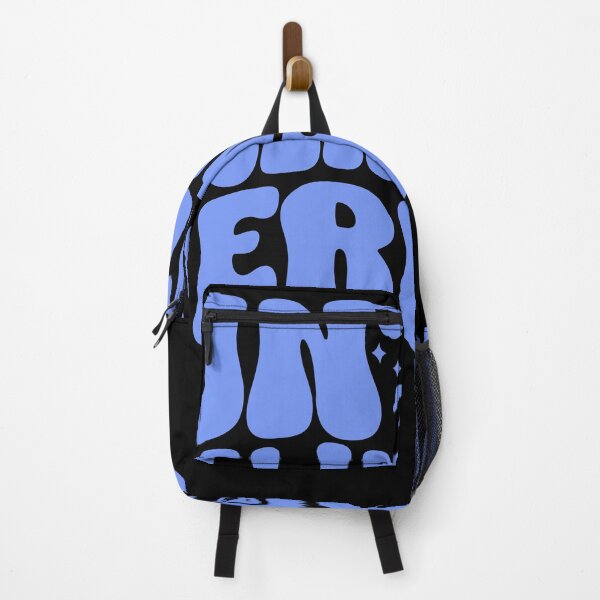 Item preview, In my climbing era curvy lettering blue boulder t-shirt designed and sold by Bouldershop.