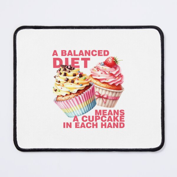 Item preview, Funny quote about diet and cupcake designed and sold by Slavic1991.