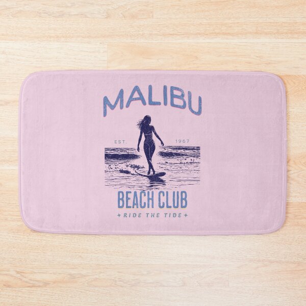 Item preview, "Malibu Beach Club- Vintage Surf Vibes" T shirt designed and sold by MalibuMaiden28.