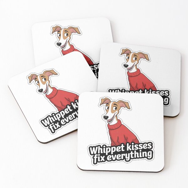 Item preview, Whippet Kisses Fix Everything  designed and sold by Wilcox PhotoArt.