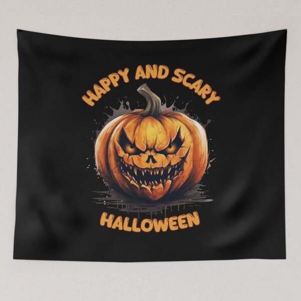 Item preview, Happy and Scary Halloween designed and sold by TeeTemptation.
