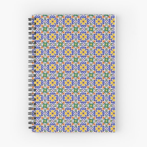Artikelvorschau, Azulejo-Blumenmuster entworfen und verkauft von AM FineArtPrints.
