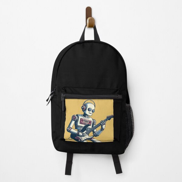 Item preview, Guitarist Robot Pop Art Style designed and sold by artofuniverse.