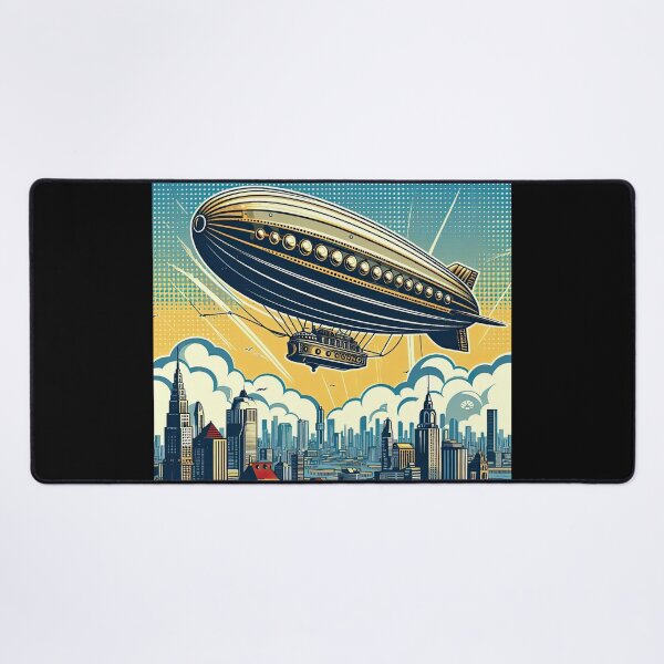 Item preview, Steampunk Zeppelin Pop Art Style designed and sold by artofuniverse.