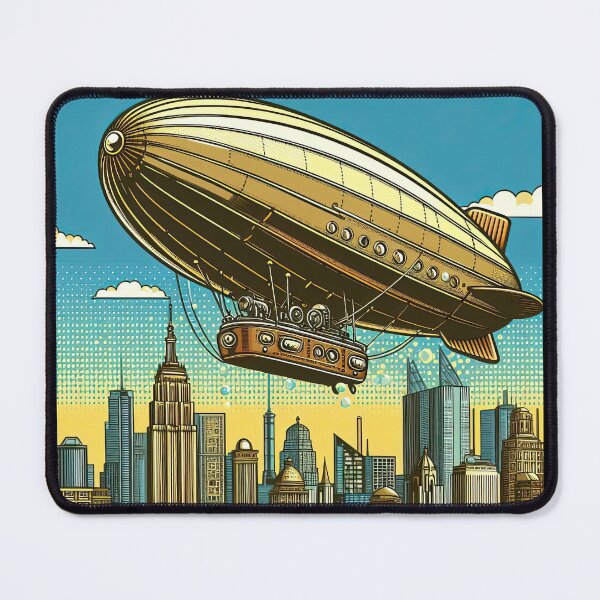Item preview, Steampunk Zeppelin Pop Art Style designed and sold by artofuniverse.