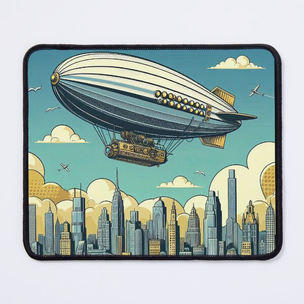 Item preview, Steampunk Zeppelin Pop Art Style designed and sold by artofuniverse.