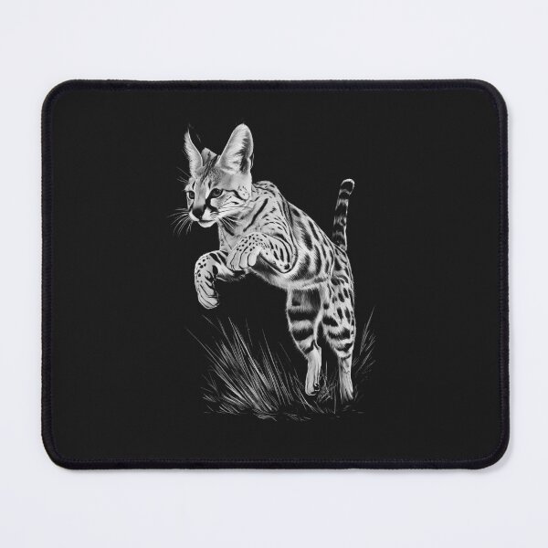 Item preview, Serval Cat designed and sold by wowwowmeow.