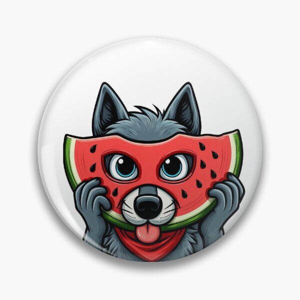 Item preview, WATERMELON WOLF MASKED designed and sold by cami gallo.