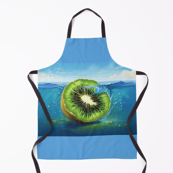 Item preview, Half a kiwi fruit in the ocean designed and sold by PierreAlbijanic.