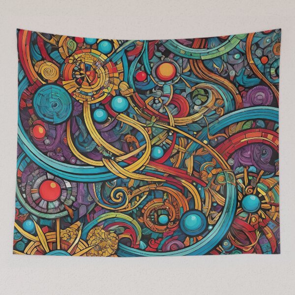 Item preview, Curves happily intertwined around suns #1 designed and sold by mylittlewindow.
