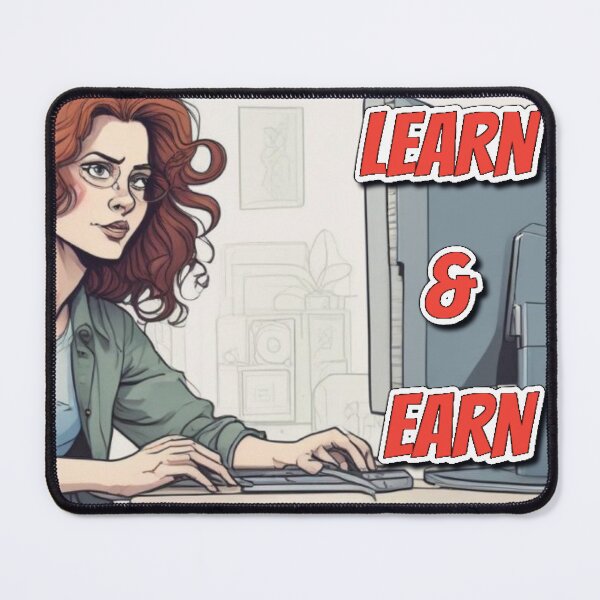 Item preview, Redhead Woman Empowering You to Learn and Earn designed and sold by Dianne Mead.