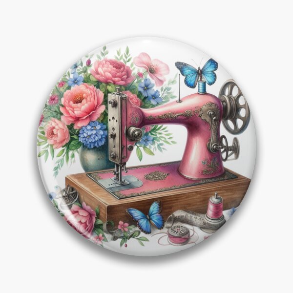 Item preview, Sewing Machine ,Flowers designed and sold by deniz kaya.