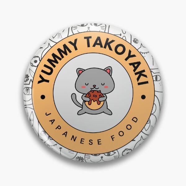 Item preview, Yummy Takoyaki Animated Cat Style designed and sold by SheGoingUP.