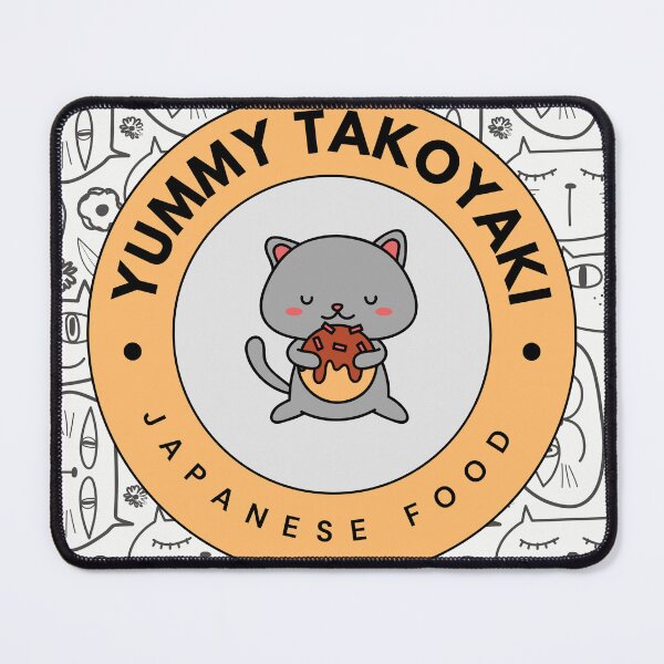 Item preview, Yummy Takoyaki Animated Cat Style designed and sold by SheGoingUP.