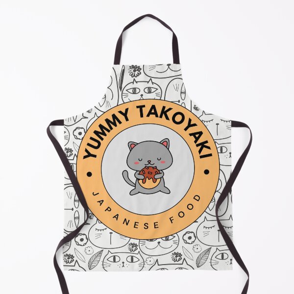 Item preview, Yummy Takoyaki Animated Cat Style designed and sold by SheGoingUP.