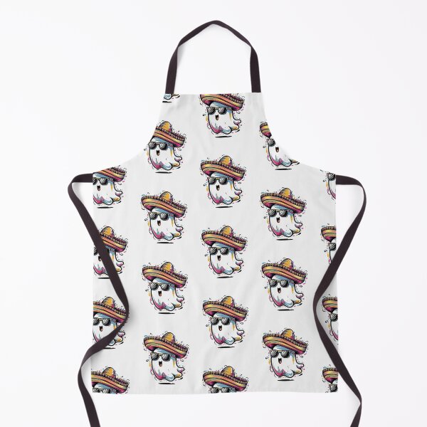 Item preview, Sombrero Ghost Boo: Cool & Spooky Splash Art designed and sold by Colorful-Garden.