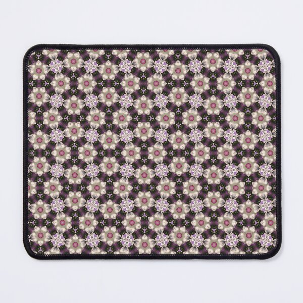 Item preview, Mini Flowers Seamless Pattern in White Gray Lilac Purple Pastel Tones designed and sold by HappyHavenStu.