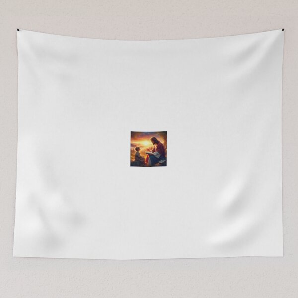 Item preview, Jesus Christ teaching word of God to a chilld in nature designed and sold by boomfire153.