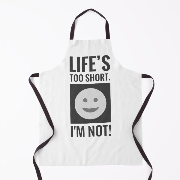 Item preview, Life’s too Short I'm not Tall Person Humorous Emoj  designed and sold by Jenny Meehan Art Prints and Patterns  .