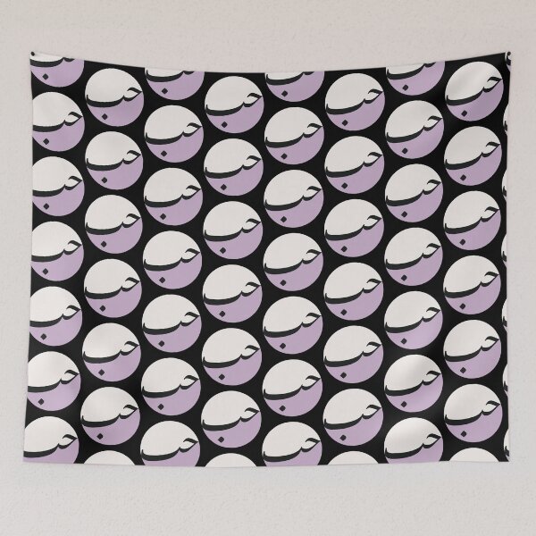 Item preview, Hubb Hub حب Love  Arab Valentine Arabic calligraphy Purple Circle designed and sold by ZamZamDesign.