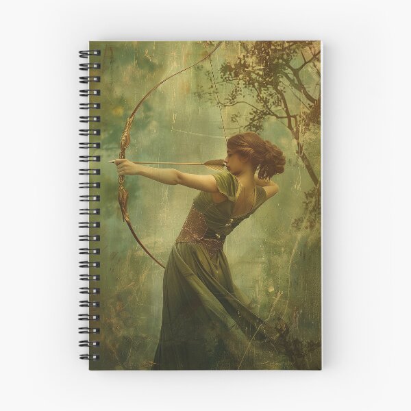 Item preview, Goddess of the Hunt Artemis Bow and Arrow Art designed and sold by All Souls Dream.