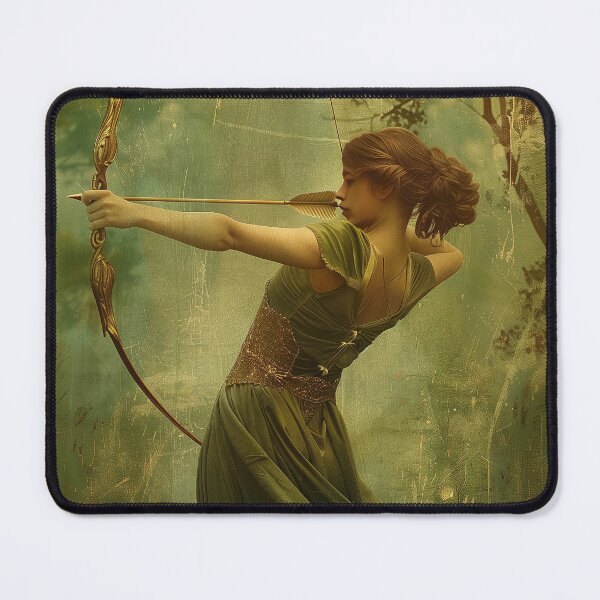 Item preview, Goddess of the Hunt Artemis Bow and Arrow Art designed and sold by All Souls Dream.