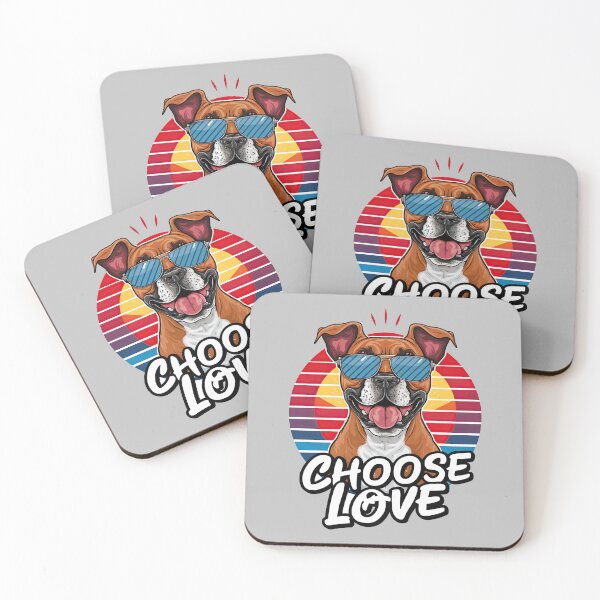 Item preview, Happy Boxer Dog In Shades by Just Choose Love  designed and sold by JustChooseLove.