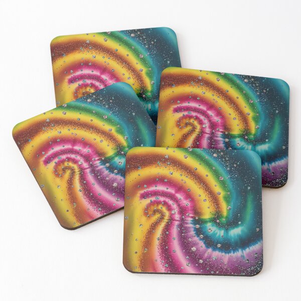 Item preview, Psychedelic Rainbow Swirl Cosmic Art designed and sold by FieldHouseTees.