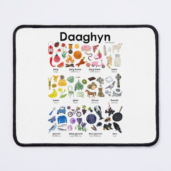 Item preview, Daaghyn (Manx Gaelic colours) designed and sold by BabbanGaelg.