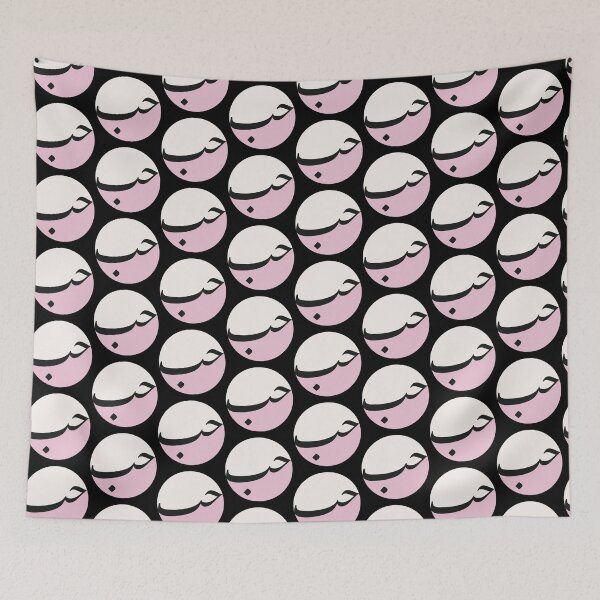 Item preview, Hubb Hub حب Love  Arab Valentine Arabic calligraphy PINK Circle designed and sold by ZamZamDesign.