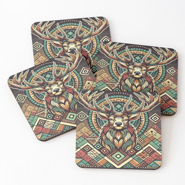 Item preview, Tribal Deer: Wisdom and Wild Elegance designed and sold by FAONIM.
