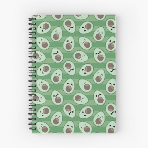 Item preview, Kawaii Avocado Pattern  designed and sold by sasyall.