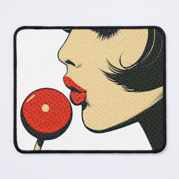 Item preview, lollipop pop art woman designed and sold by Phoebe (meaning radiant) Millie.