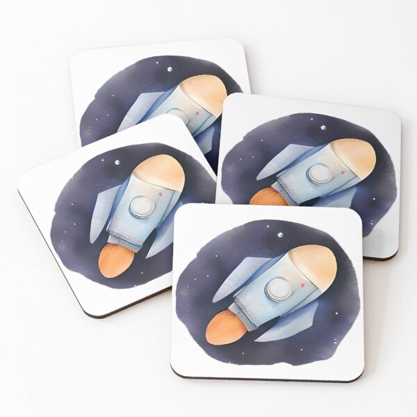 Item preview, Retro Space Rocket Voyage designed and sold by SavvyJuanDesign.