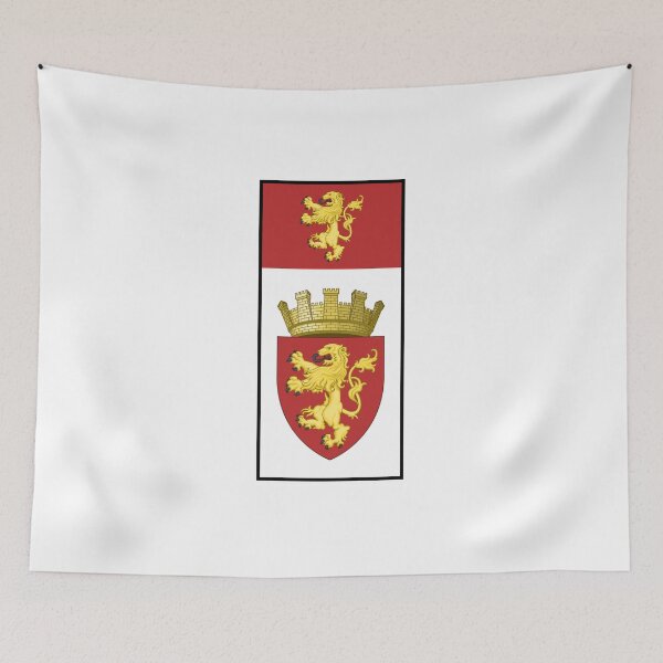 Item preview, Valletta Flag & Coat of arms designed and sold by adamst555.
