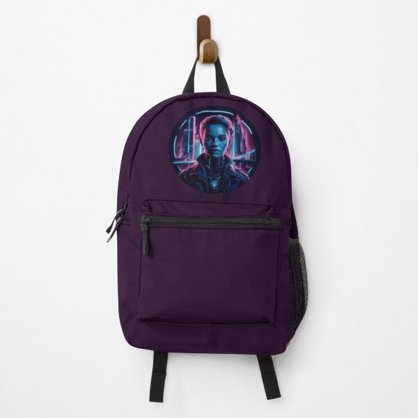 Item preview, Cyber girl in a neon city designed and sold by 2Blue-Dots.
