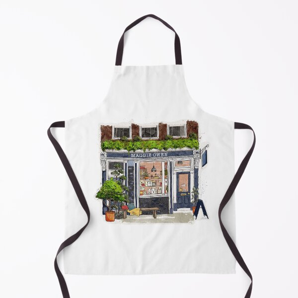 Item preview, Watercolour Blue Shopfront in London // Maggie Owen // Shop portraits designed and sold by creativebakergb.