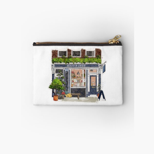 Item preview, Watercolour Blue Shopfront in London // Maggie Owen // Shop portraits designed and sold by creativebakergb.