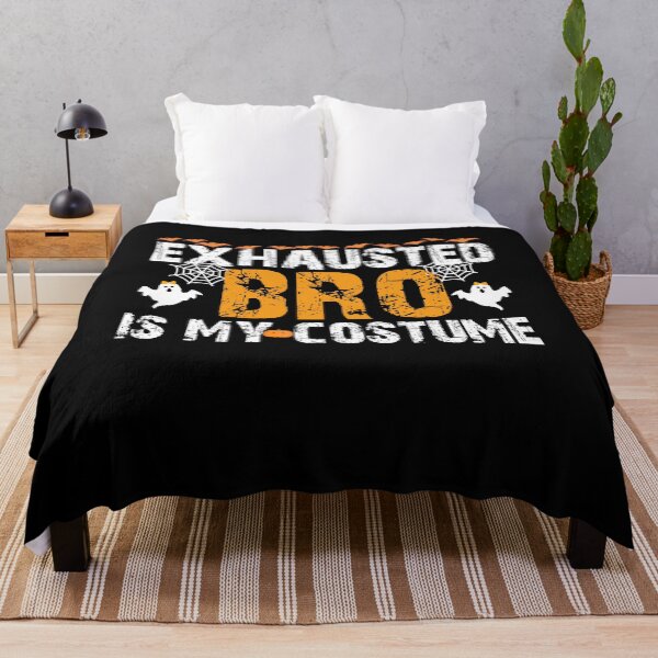 Item preview, Exhausted Bro Is My Costume Halloween designed and sold by BASKF.
