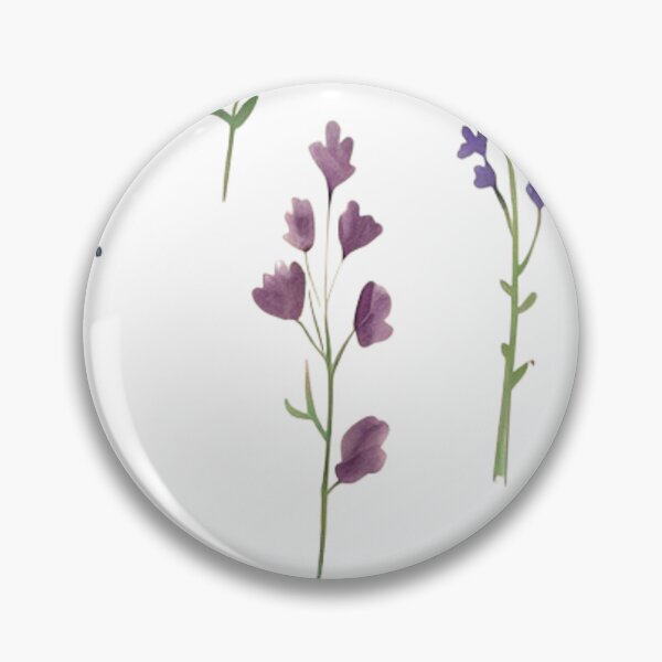 Item preview, Dry purple Flowers - PURPLE fluidwatercolor designed and sold by fluidwatercolor.