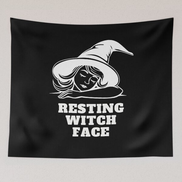 Item preview, Resting Witch Face designed and sold by ecolatur.