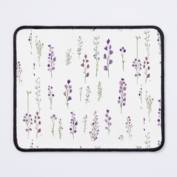 Item preview, Dry purple Flowers - PURPLE fluidwatercolor designed and sold by fluidwatercolor.