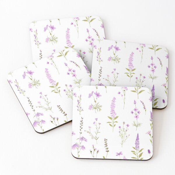 Item preview, Spring Dry purple Flowers - Spring Purple fluidwatercolor designed and sold by fluidwatercolor.