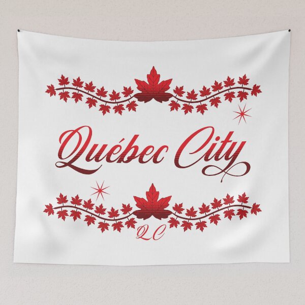 Item preview, Québec City from Tjays a Big Bold and Red Design on a Cool designed and sold by TJays.