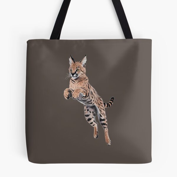 Item preview, Serval Cat designed and sold by wowwowmeow.