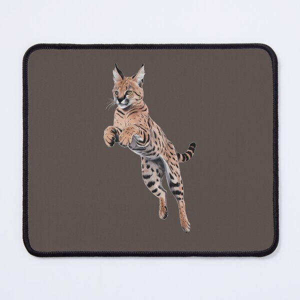 Item preview, Serval Cat designed and sold by wowwowmeow.