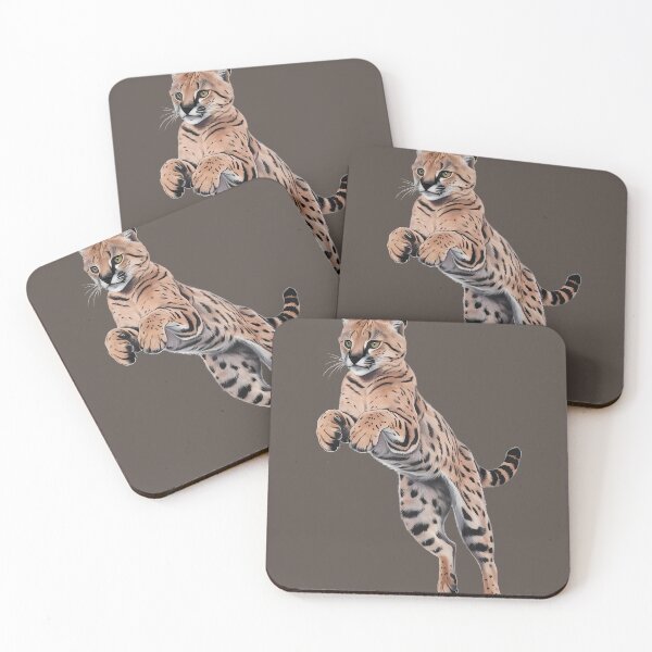 Item preview, Serval Cat designed and sold by wowwowmeow.
